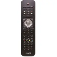 Philips Perfect replacement Universal-Fernbedienung SRP5016/10, Audio, DTV, DVD/Blu-ray, DVR, Heimkinosystem, SAT, TV, IR Wireless, Drucktasten, Schwarz