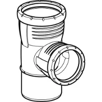 Geberit GE Silent-Pro Abzweig, 87,5 Gr., d90/75mm, 1 Stk.
