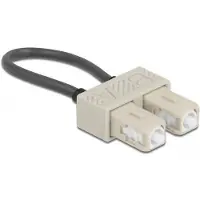 DeLOCK LWL Loopback Adapter SC / OM2 Multimode beige, SC, Beige, Orange, Multi-Modus, OM2, 25 mm, 65 mm