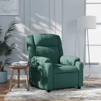 Prolenta Maison Exclusive - Relaxsessel Dunkelgrün Stoff
