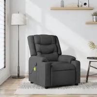 vidaXL Best Möbel Massagesessel Dunkelgrau Stoff - Fernseh- & Relaxsessel Cloris Neu5453795 1parcel