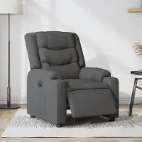 vidaXL CLORIS Relaxsessel Elektrisch Dunkelgrau Stoff - Fernsehsesel LL0000255867