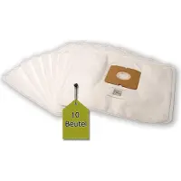 EVendix Staubsaugerbeutel eVac 16, 10 Stk + 1 Mikro-Filter passend für FAKIR 1805