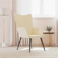 Prolenta Maison Exclusive - Relaxsessel Creme Stoff