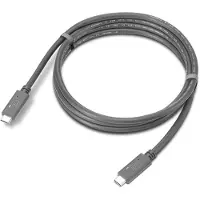 Lenovo 4X91U92143, 1,5 m, USB C, USB C, USB4 Gen 2x2, 20 Gbit/s, Schwarz