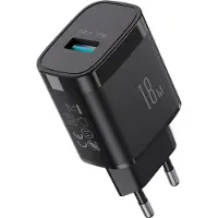 JOYROOM Ładowarka sieciowa JR-TF4 18W z kablem 3 A USB-A - USB-C 1m - czarna