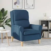 vidaXL "im Sonderangebot"Einzelsessel moderne - CLORIS - Loungesessel - Blau 76 x 94 x 102 cm Stoff - 76 x 94 x 102 cm - DEMöbel3119090
