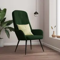 Prolenta Maison Exclusive - Relaxsessel Dunkelgrün Samt