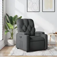 vidaXL Cloris Designermöbel Relaxsessel Dunkelgrau Stoff 2024 Neu