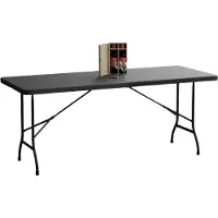 Northix Klappbarer Gartentisch für 8 Personen, witterungsbeständig mit Tragegriff