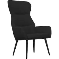 Syfax Relaxsessel Schwarz Stoff