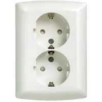 Siemens Steckdose 2f ti-ws UP m.BS IP20 5UB2211-3KK
