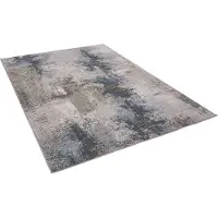 Pergamon Indoor Outdoor Teppich Lagos Vintage Blau Grau Verlauf, Größe:140x200 cm