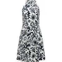 Ragwear A-Linien-Kleid "Angylee Print YOUMODO" Eingrifftaschen Leichtes Sommerkleid mit Bindegürtel