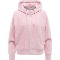 Ragwear Sweatjacke "Corduly Cordy" Freizeitjacke Zip-Hoodie aus weichem Kord in Samt-Haptik