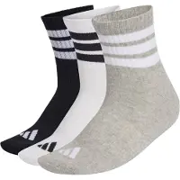 Adidas Funktionssocken "3-STREIFEN SPORTSWEAR DÄMPFENDE HALBHOHE, 3 PAAR" 3 Paar tlg.