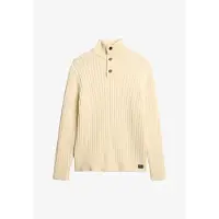 Superdry Vintage Ribbed Henley Pullover