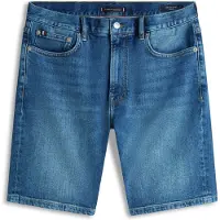 Tommy Hilfiger Jeansshorts Denton MW0MW42558 Dunkelblau Straight Leg