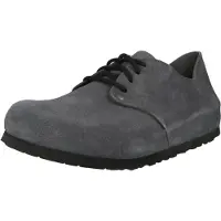 Birkenstock Leder-Schnürschuhe "Maine" in Anthrazit - 45
