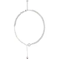 NAEMI Women Necklace in Silver White | Gr.: onesize