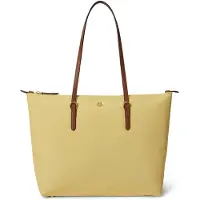 Ralph Lauren für Damen. 431916737046 Keaton mittelgroße Nylon Tragetasche aus gelbem Nylon (OSFA), Lässig