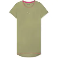 Schiesser Nachthemd "Casual Essentials" mit Statement-Print, Baumwolle, kurzärmelig, Rundhalsausschnitt