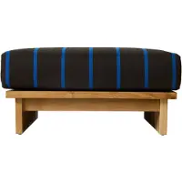 HK Living - Outdoor Hocker, Teak / burnt sky