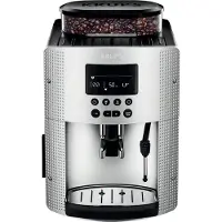 Krups EA815E/EA815580 Vollautomatische Espressomaschine, Kunststoffgehäuse, Tassenwärmer, Zeitschaltuhr, Integriertes Mahlwerk, Milchaufschäumer, Wasserfilter