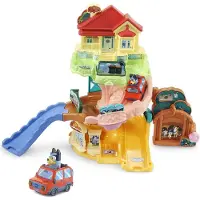 Vtech Cars Tut Tut Bluey Familienhaus + Familienauto Spanische Version