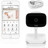 Lionelo Babyphone Babyline Go Steuerung der Kamera über Ihr Handy, Möglichkeit, Fotos und Videos aufzunehmen - weiß