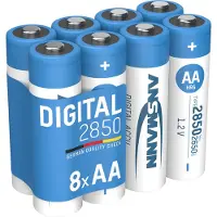 Ansmann Akku Mignon AA, min. 2650 mAh, 8 Stück, 1,2V Ni-MH