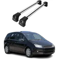 Omac 2605913 Dachreling Dachträger Aluminium 75 kg Max für FORD C-MAX (DM2) Focus C-Max (DM2)