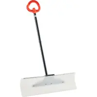 Vevor Schneeschaufel, 76 cm Schneeschieber mit ergonomischem Griff, Klinge aus HDPE-Kunststoff, Schneeräumer, Schneepflug, tragbares Schneeräumwerkzeug für die Einfahrt im Garten
