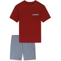 Schiesser Herren Pyjama ComfortSchlafanzug, Pyjama Set, Nachtwäsche
