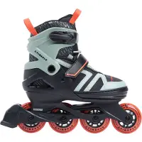 Firefly Ki.-Inline-Skate ILS II C76 J GREEN SMOKE/ORANGE D GREEN SMOKE/ORANGE D 30