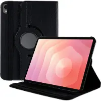 Cazy Tablet-Hülle geeignet für Samsung Galaxy Tab S11 - 360° Drehbare Tablet-Hülle - Schwarz