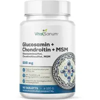 VitaSanum - Glucosamin + Chondroitin MSM 1500 mg 90 Tabletten 100 St
