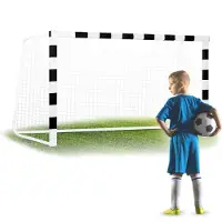 B2X Fußballtor 300 x 160 x 90 cm NS-460 schwarz/weiß