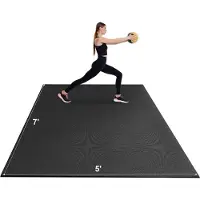 Vevor Trainingsmatte Rutschfeste Yogamatte Fitnessstudio Pilates-Trainingsmatte (7 x 5 ft)