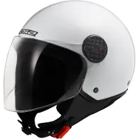 LS2 OF558 Sphere Lux II Solid Gloss Weiß Jethelm Größe XS