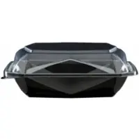 Duni 255x DUNI Octaview M 185 x 185 x 70 mm Schwarz ungeteilt