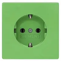Siemens 5UB1851 DELTA style SCHUKO-Steckdose, grün