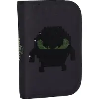 Beckmann Federmäppchen m. Inhalt - Pixel/Schwarz - - One Size - Federmäppchen