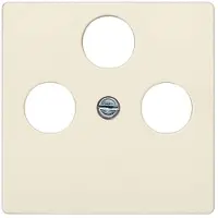 Siemens i-sys Abdeckplatte TV/RF/SAT ews 3L, Weiß, Kunststoff, Glänzend, IP20, 55 mm, 55 mm