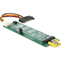 DeLOCK 63917, SATA, M.2, Aktivität, Leistung, 6 Gbit/s, Windows 7, Windows 7 x64, Windows 8, Windows 8 x64, Windows 8.1, Windows 8.1 x64, 30 mm