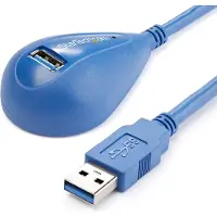 StarTech.com .com 1,5m USB 3.0 SuperSpeed Verlängerungskabel - Stecker/Buchse - Blau, 1,5 m, USB A, USB A, USB 3.2 Gen 1 (3.1 Gen 1), 5 Gbit/s, Blau