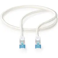 Nedis CAT6a-Netzwerkkabel - S/FTP - RJ45 Stecker - RJ45 Stecker - 5.00 m - Snagless - Rund - Geflochten / PVC - Silber - Verpackung mit Sichtfenster