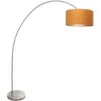 Mexlite Bogenlampe Solva Metall mit goldener Kappe