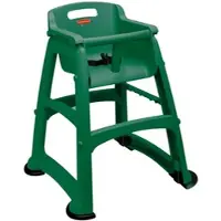 BRB-Lagertechnik BRB Rubbermaid Commercial Products Sturdy Baby Chair with Feet - Dark Green
