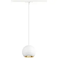 SLV LIGHT EYE 150, 1 Pendelleuchte, GU10, Pendellänge 150cm, 1x max. 13W, matt weiß 1008175